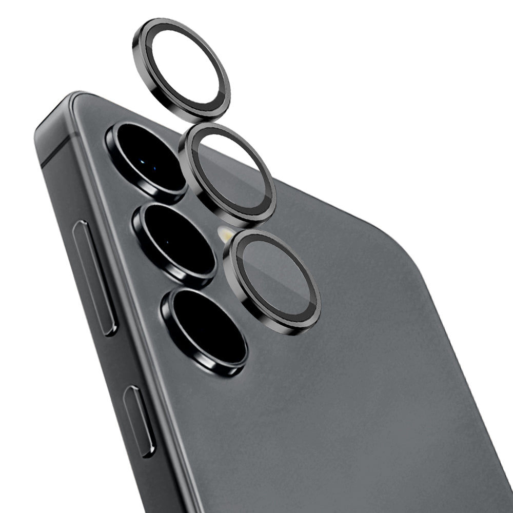 NORTHJO 1 Set For Samsung Galaxy S24 Camera Lens Film CD Vein Metal Ring + Tempered Glass Lens Film NORTHJO 1 Set For Samsung Galaxy S24 Camera Lens Film CD Vein Metal Ring + Tempered Glass Lens Film